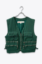 画像をギャラリービューアに読み込む, CHIRICO | MADE IN TURKEY 90&#39;S PADDING SAFARI VEST [USED]