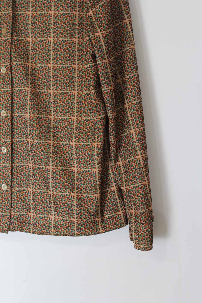 DEVON | 70'S L/S PATTERN SHIRT [USED]