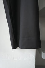 画像をギャラリービューアに読み込む, S17 NO.288 FINE WOOL DRAWSTRING TROUSERS / BLACK HERRINGBONE [金沢店]
