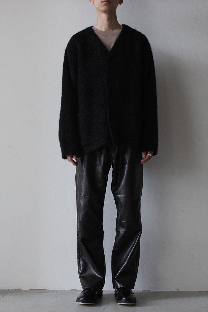 CARDIGAN / BLACK MOHAIR