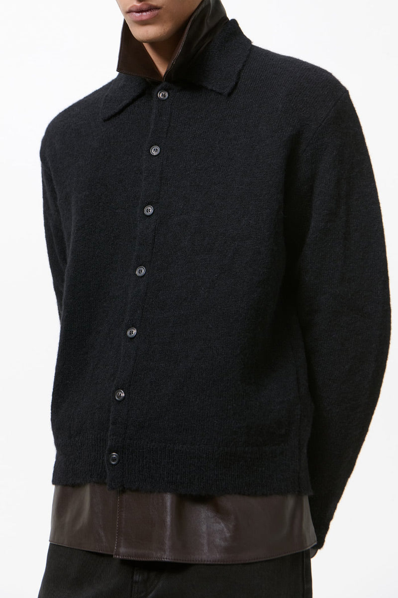EVENING POLO / BLACK FUZZY ALPCA [6月入荷予定］