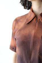 Load image into Gallery viewer, DAD ZIP SHIRT / BROWN