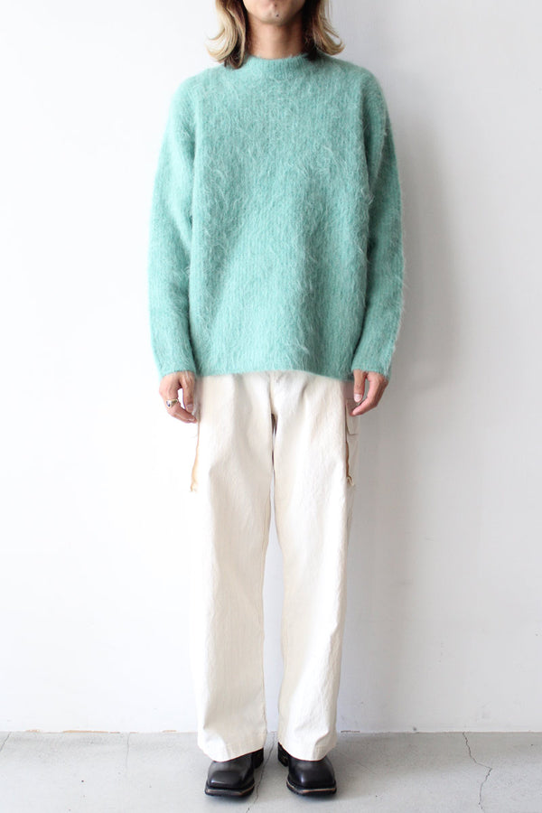 HARU SWEATER / TURQUOISE ALPACA [40%OFF]
