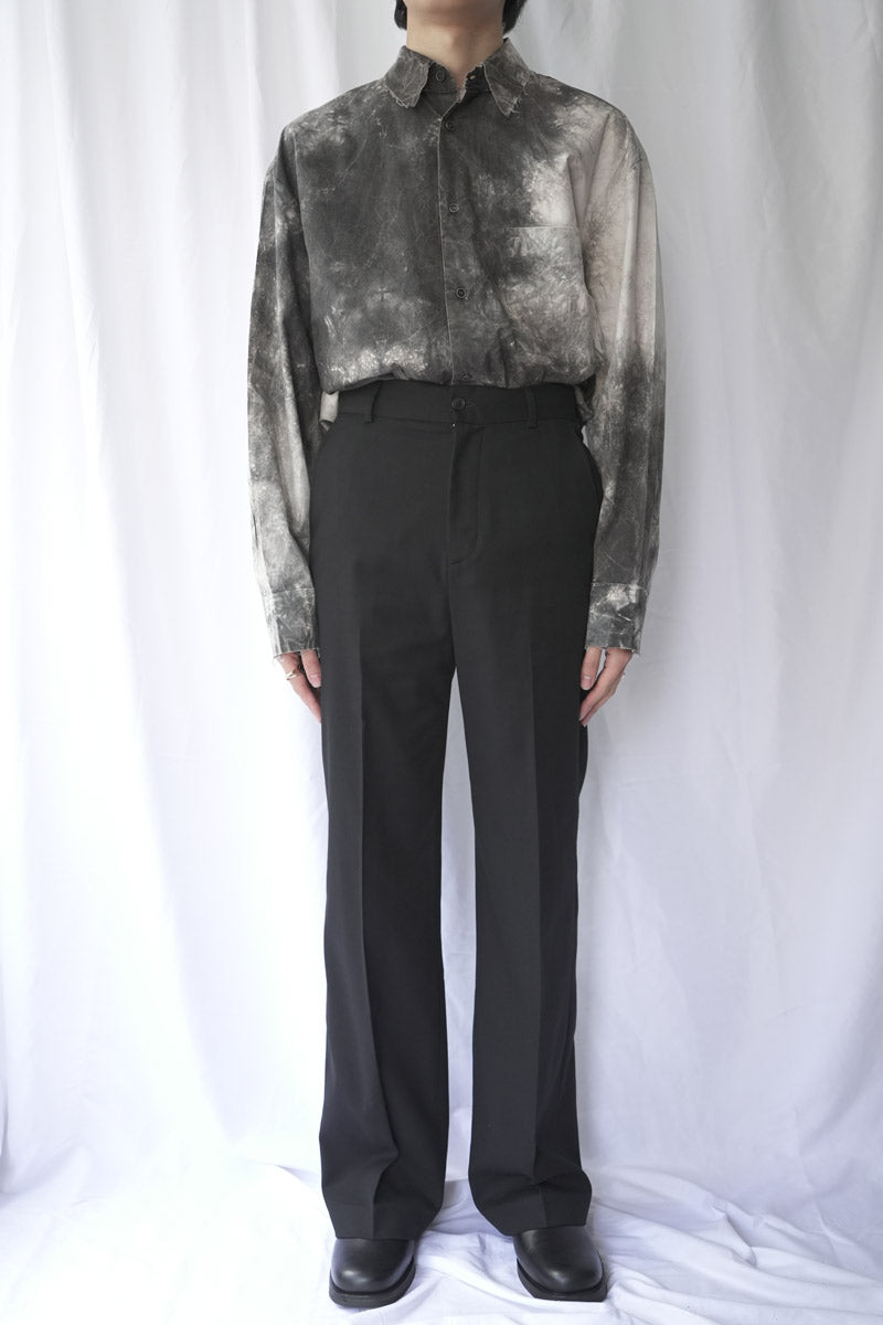 S18 NO.328 POPLIN OVERSIZED SHIRT / WHITE/BLACK [金沢店]