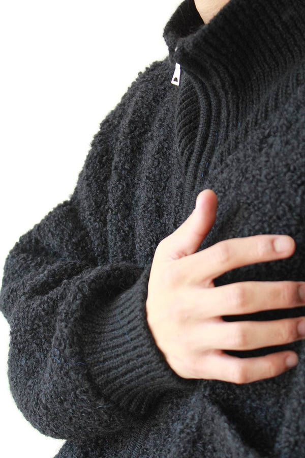 WOOL &amp; MOHAIR JACKET / BLACK [30%OFF]