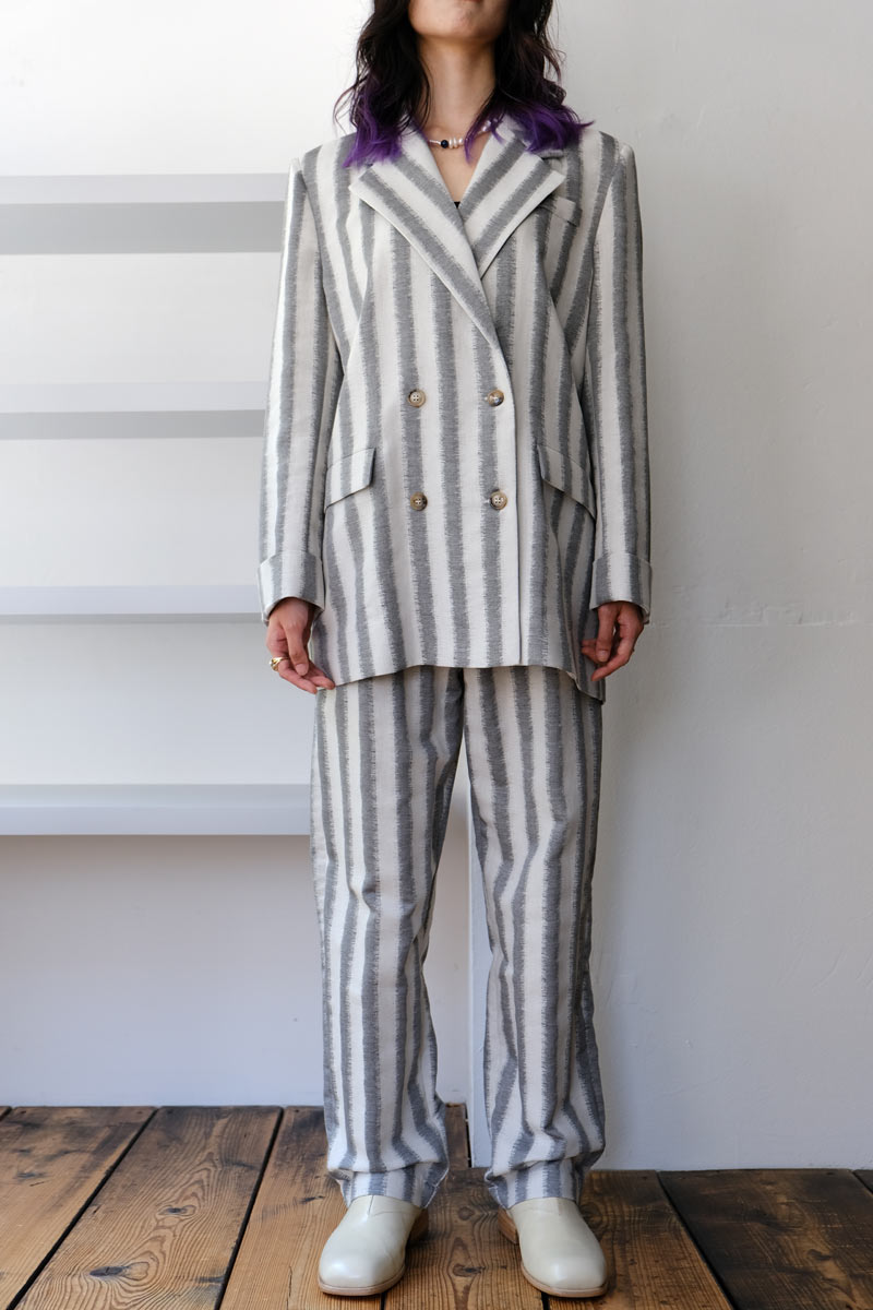 WILSON BLAZER / BLACK STRIPES [70%OFF]