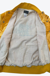 OTHER BRAND | MADE IN USA 70'S ABC TV CHANNEL NYLON SATIN STADIUM JACKET [USED]