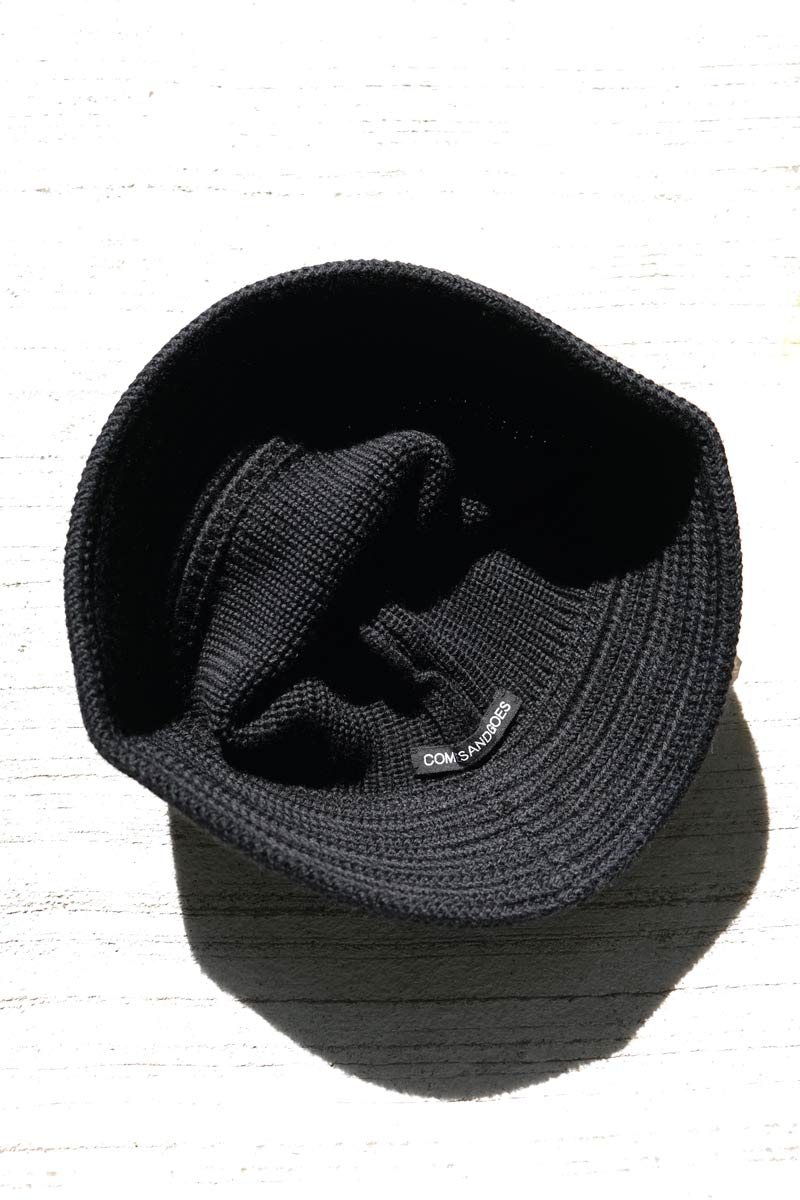 WASHABLE BALLOON HAT / BLACK [26AW入荷予定]