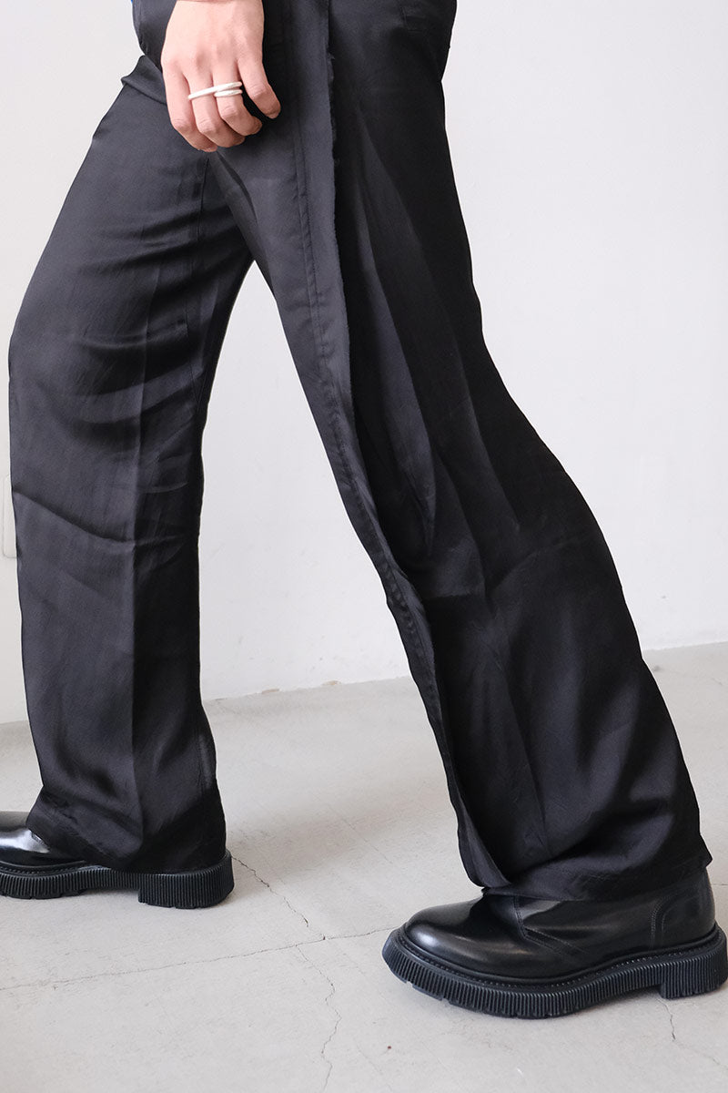 TWISTED TAILORED TROUSER / BLACK