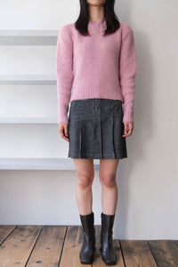 BABY V-NECK SWEATER / PINK