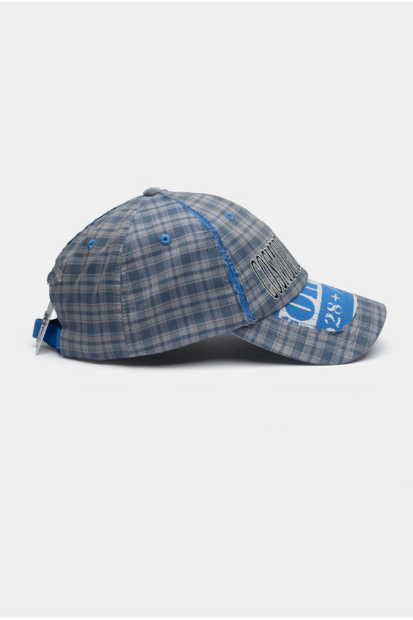 TABLOID CAP / BLUE TARTAN/BLUE [6月入荷予定］