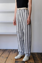 Load image into Gallery viewer, GARCON PANTS / BLACK STRIPES [20%OFF]