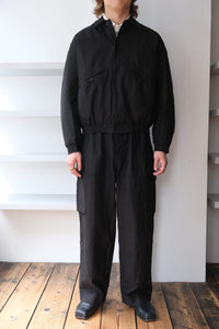 MAMO BLOUSON-SAT / BLACK