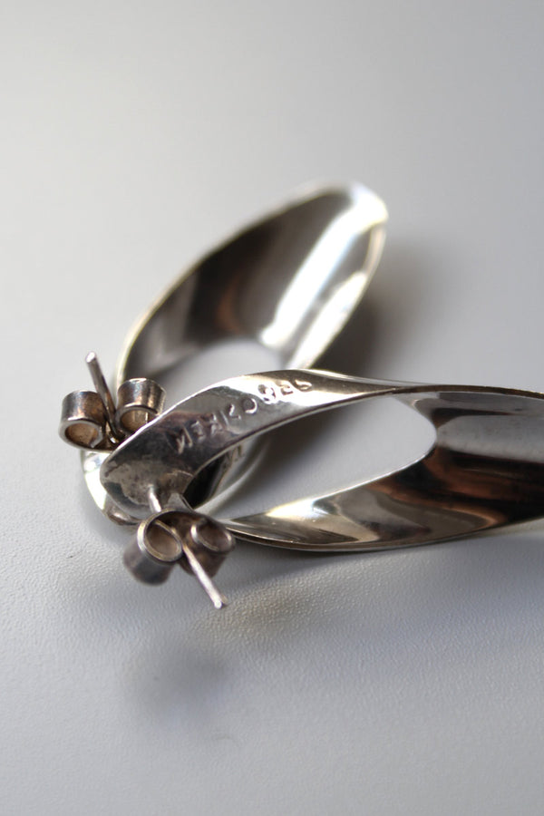 MADE IN MEXICO 925 SILVER EARRINGS / SILVER
