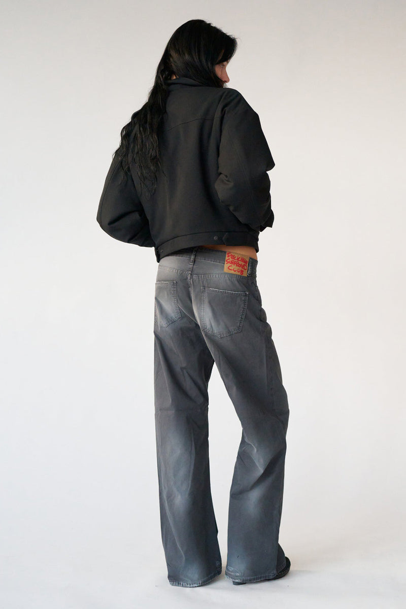 RALF CHINO TROUSERS / BLACK [26AW入荷予定]