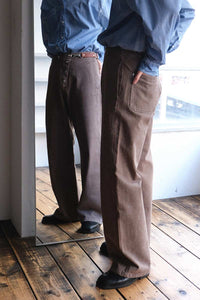 LABOUR TROUSERS / WARM GREY MARBLE