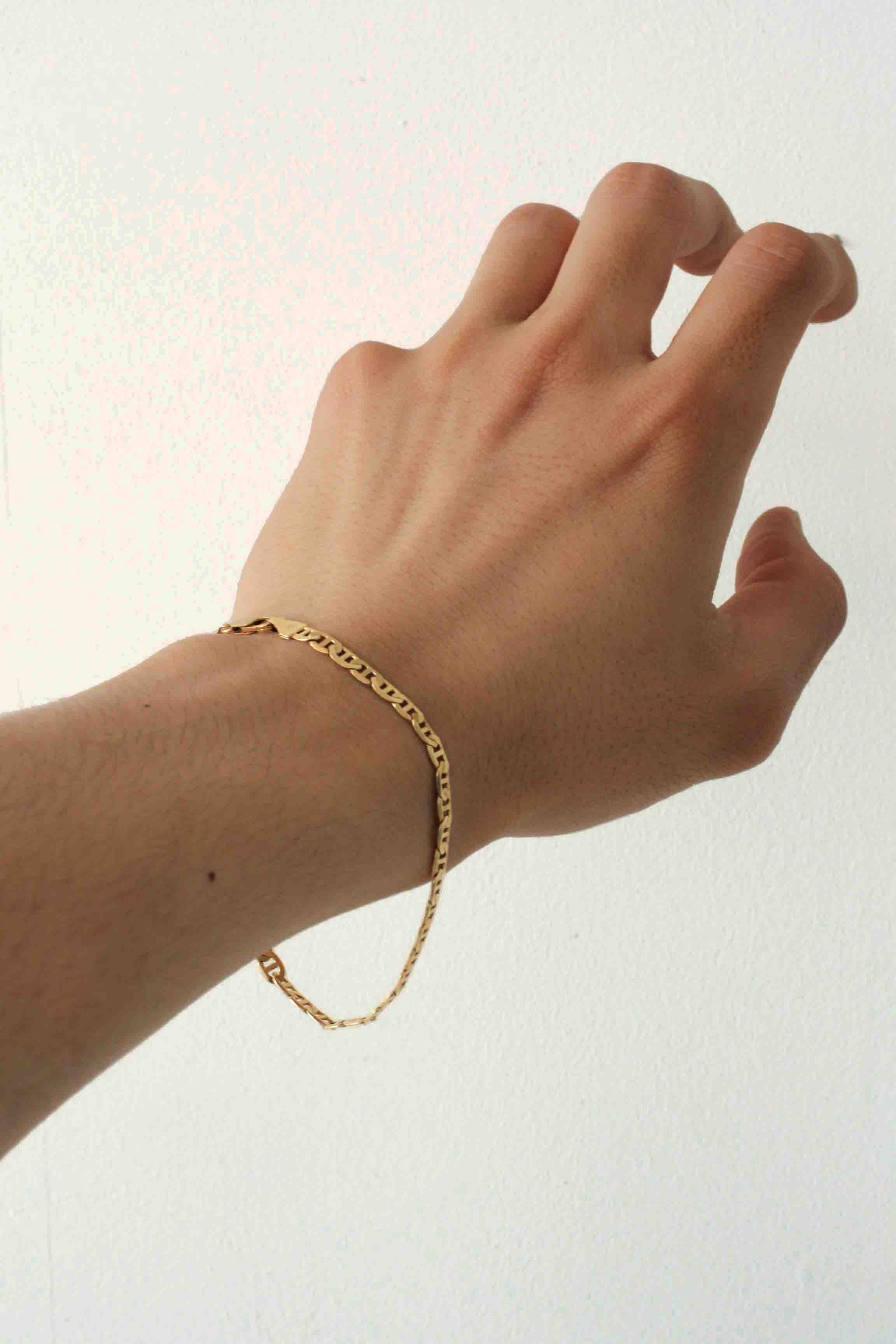 MADE IN ITALY 14K GOLD BRACELET 5.58G / GOLD