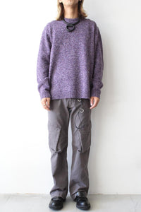 KNIT SWEATER / PURPLE