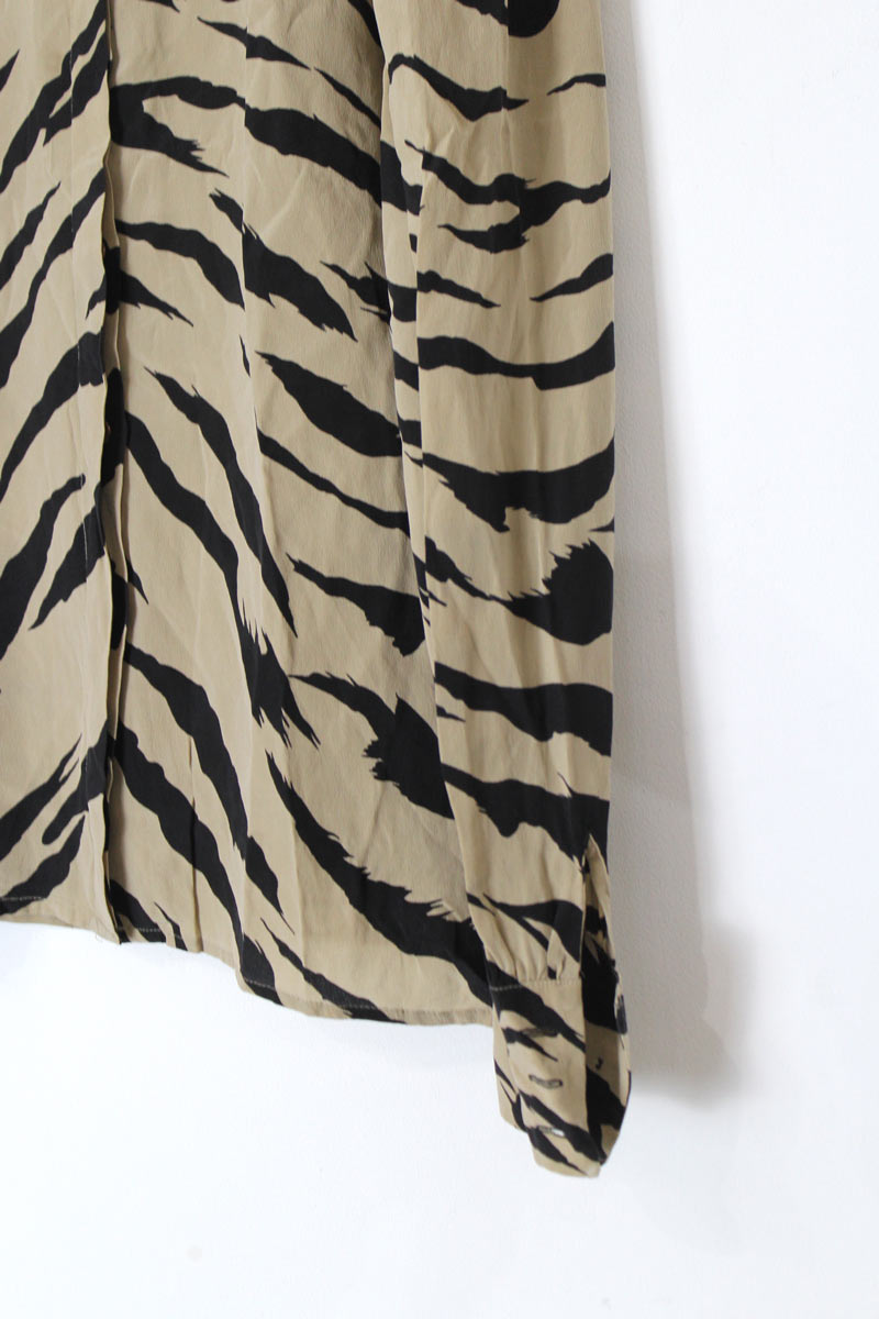 ALBERT NIPON | 90'S L/S SILK SHIRT [USED]