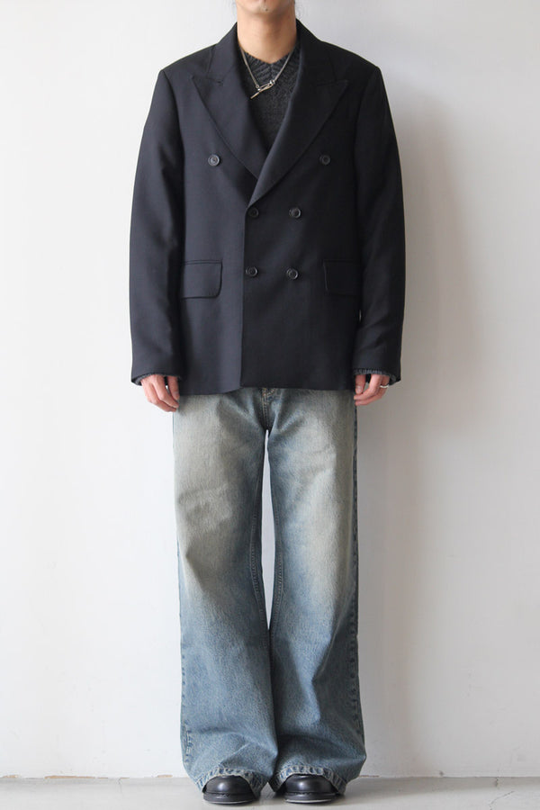 SKID JEANS / MID BLUE DIRTY