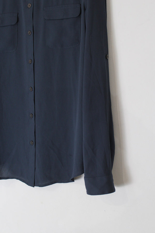 LOFT | 90'S L/S RAYON SHIRT [USED]