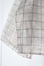 Load image into Gallery viewer, INCERUN | L/S NYLON SHEER CHECK SHIRT [USED]