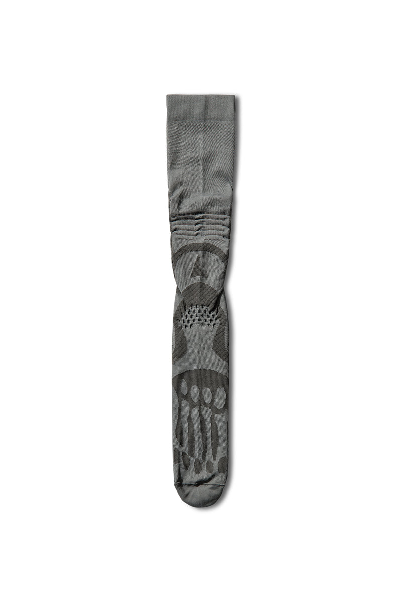 BONES LOGO Q-SKIN® TECHNICAL SOCKS / GREY