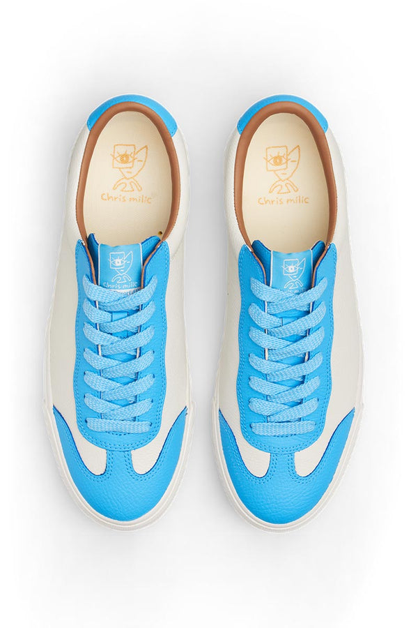 VM004 MILIC LEATHER / LIGHT BLUE/WHITE