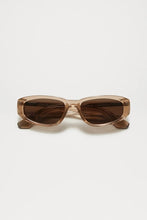 画像をギャラリービューアに読み込む, 09M OVAL SUNGLASSES / LIGHT BROWN