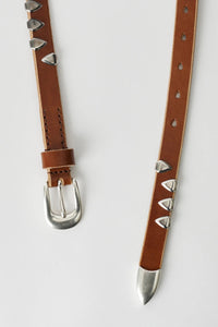 2CM BELT / CLAW HAZEL BRIDLE LEATHER