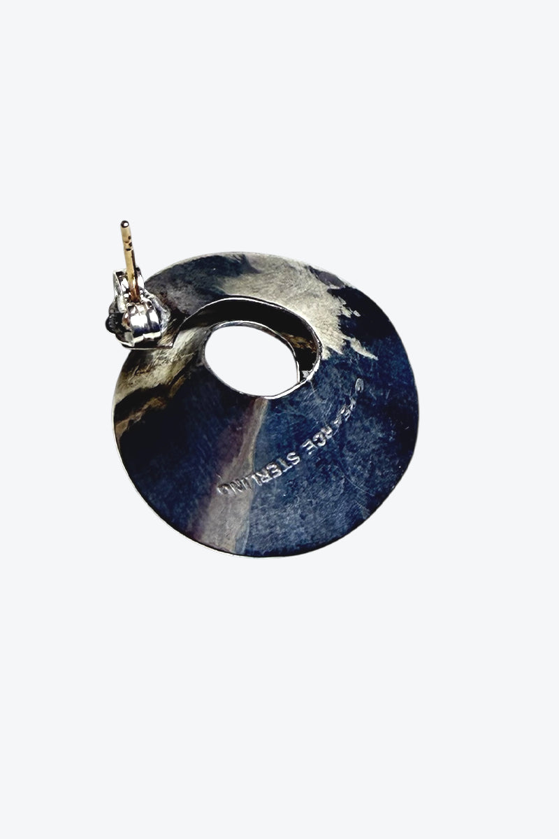 STERLING SILVER EARRINGS / SILVER