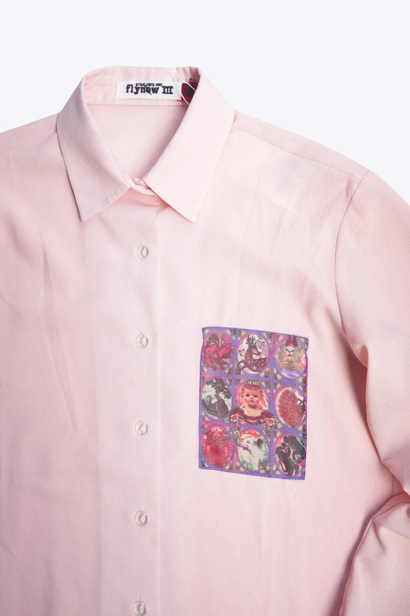 FLYNOW III | L/S POCKET DESIGN SHIRT / PINK [USED]