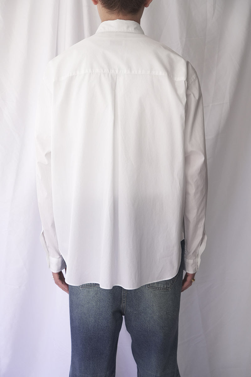 DOUBLE POCKET SHIRTS DJA 200/2 / WHITE [Kobe store]