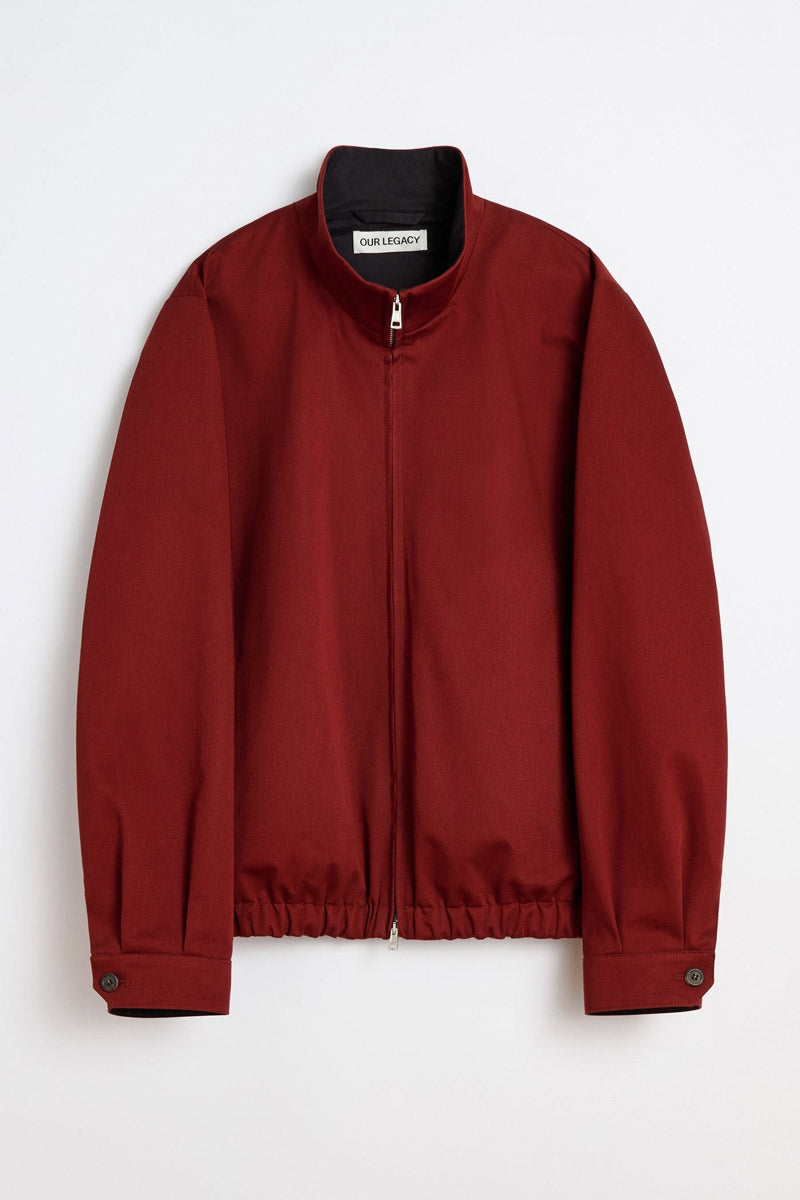 OUR LEGACY | CASINO JACKET / PROFOUND RED MEGATWIST TWILL