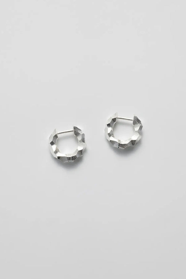 ALMOST EARRINGS SMALL SINGLE / 925 STERLING SILVER [Arriving in April]