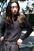 画像をギャラリービューアに読み込む, STRETCH JERSEY SUPER HIGH NECK / BLACK