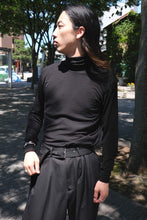 画像をギャラリービューアに読み込む, STRETCH JERSEY SUPER HIGH NECK / BLACK