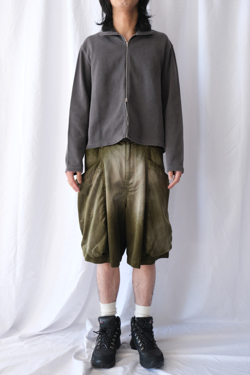 RUSTY SATIN GARDEN SHORTS .15 / OLIVE