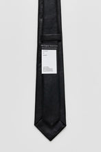 Load image into Gallery viewer, TIE / BLACK REAL FAKE LEATHER