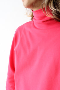 PLAIN TURTLENECK / FUCHSIA PINK