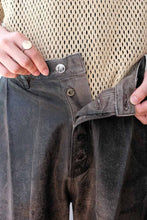 Load image into Gallery viewer, 2TUCK WIDE DENIM CORTED PANTS -ENTASIS Mk-Ⅱ- .11 / CORTED CHOCOLATE