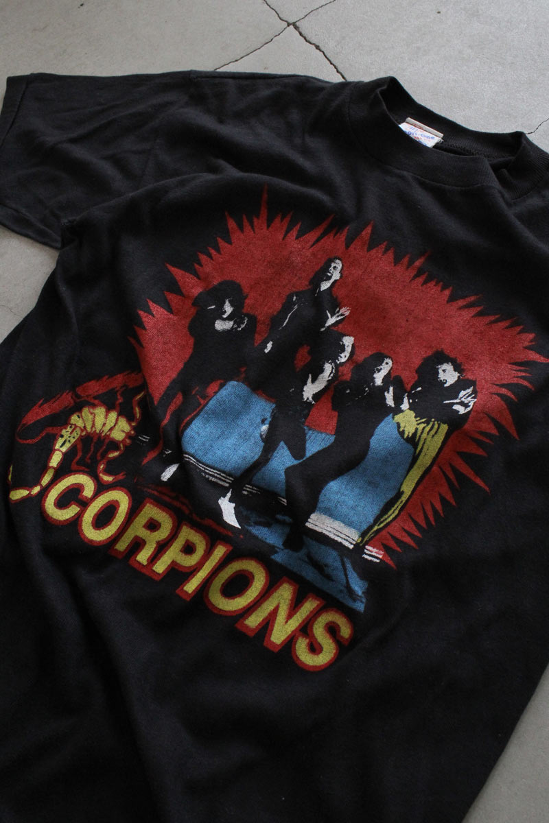 80'S SCORPIONS S/S T-SHIRT [DEADSTOCK/NOS]