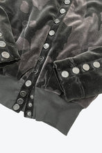 Load image into Gallery viewer, SONIA RYKIEL | MADE IN FRANCE 90&#39;S PATTERN VELOUR JACKET [USED]