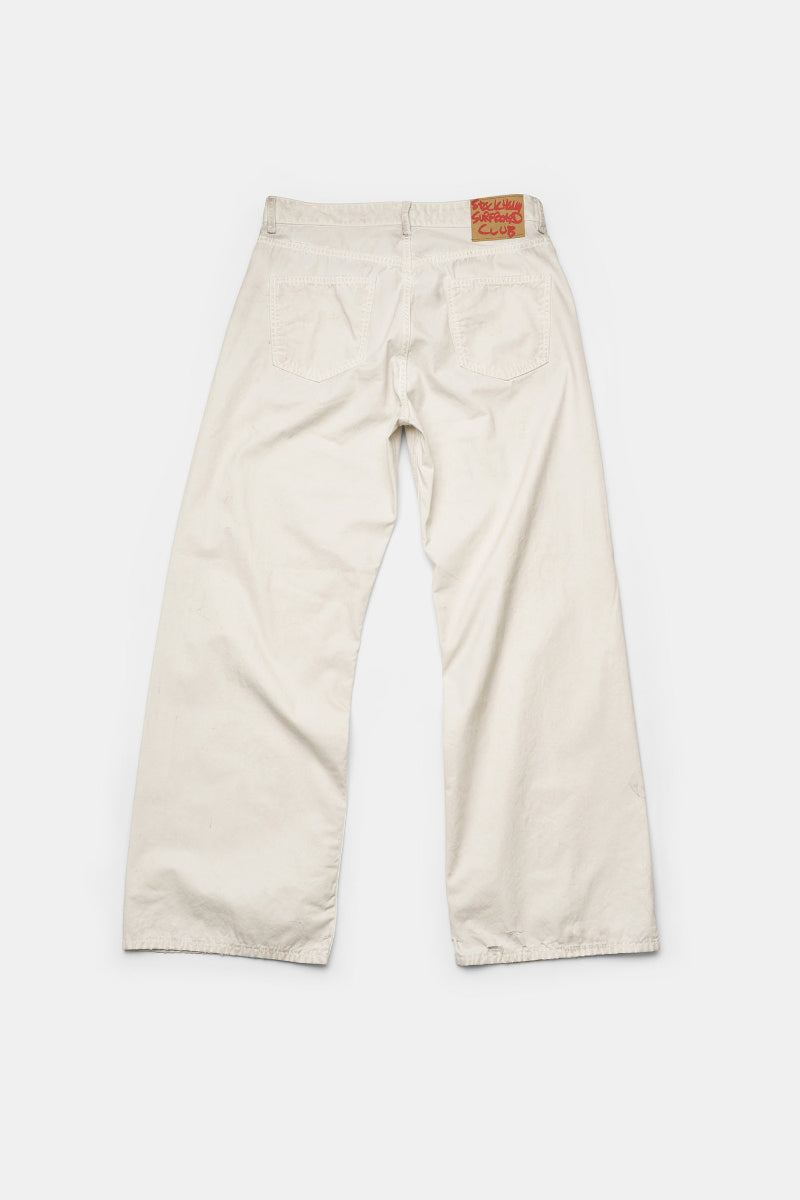 RALF CHINO TROUSERS / WHITE [26AW入荷予定]