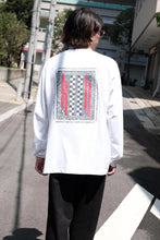 Load image into Gallery viewer, HISHAM AKIRA BHAROOCHA -&#39;STAGGERED COUNTER TOP&#39; L/S TEE / WHITE[神戸店]