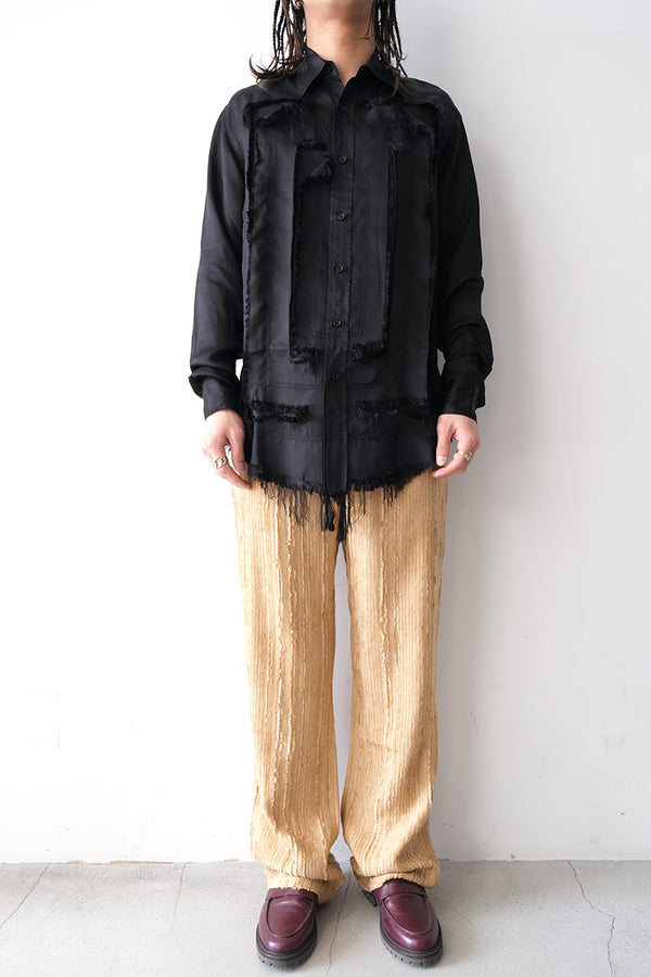 SCRATCH THE ITCH SHIRT / BLACK [30%OFF]