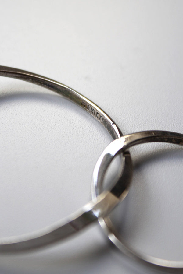 MADE IN MEXICO 925 SILVER EARRINGS / SILVER
