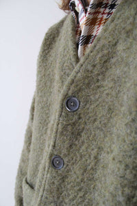 CARDIGAN / FRESH MOSS TUMBLE WOOL