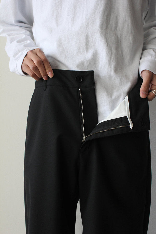 WIND TROUSERS / BLACK SUIT