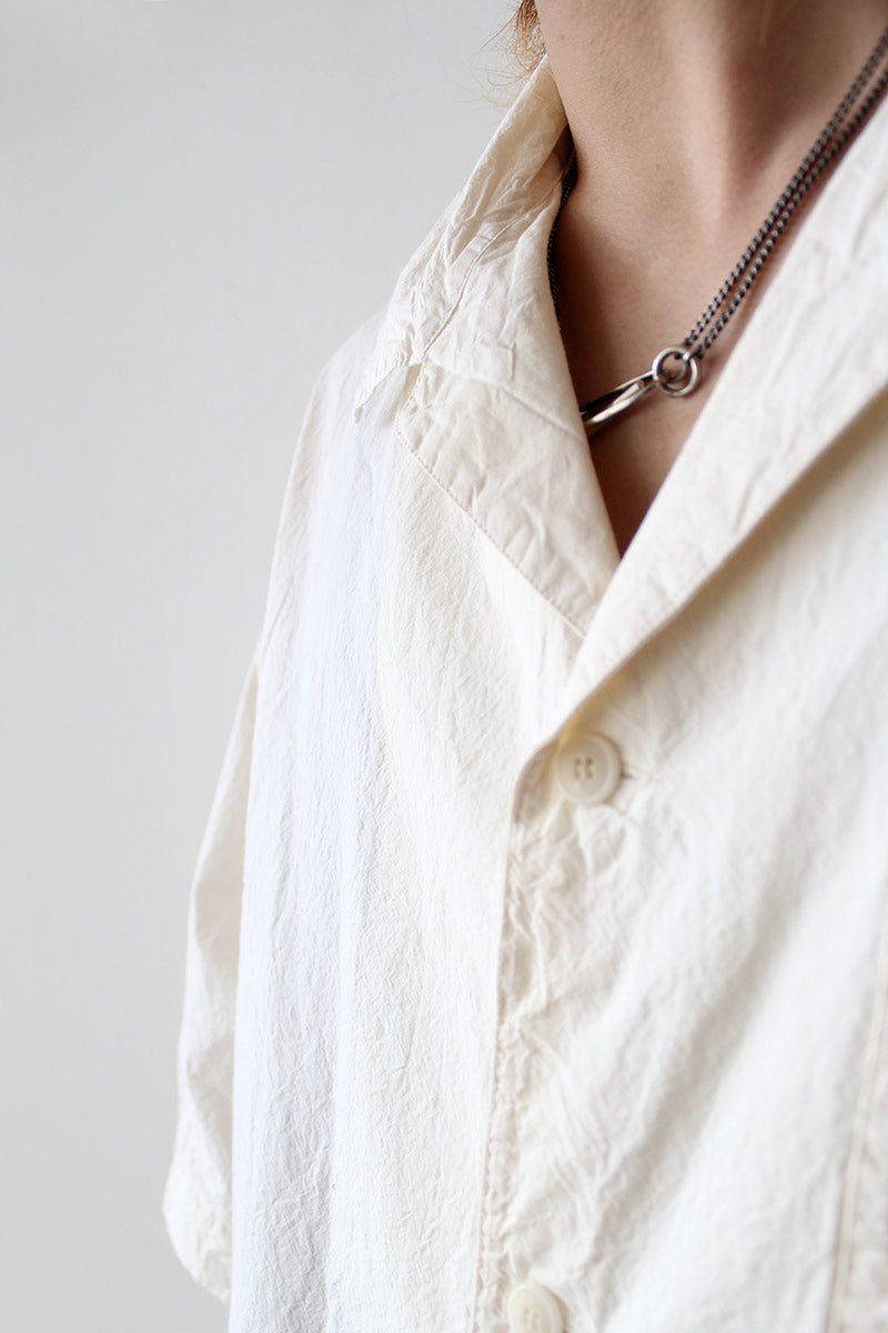 SLEEPER SHIRT-LIGHT COTTON / NATURAL [40% OFF]